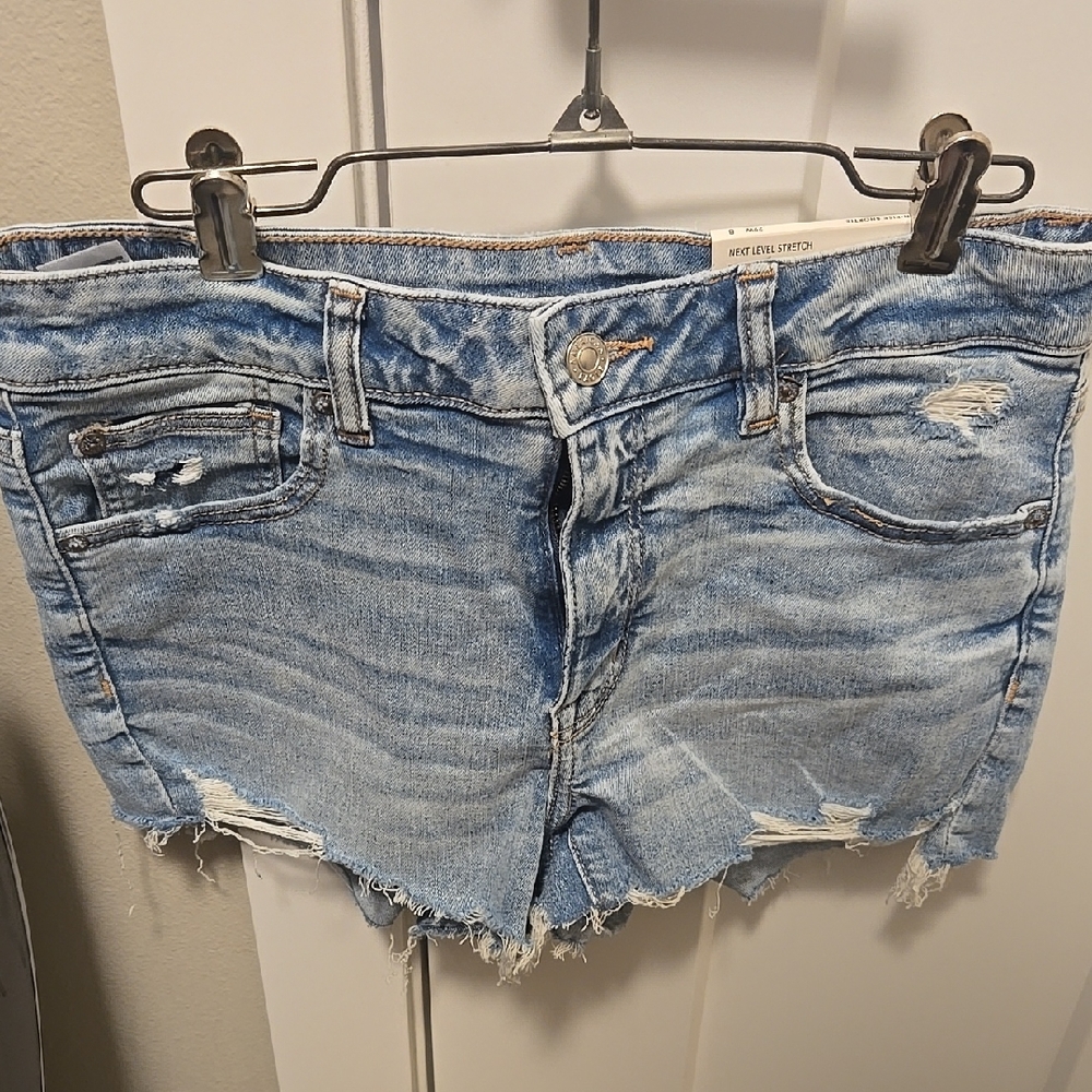 American Eagle High- Rise Shortie 8 29W Next Level Stretch NWT